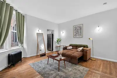 Image de 1-bedroom apartment and Bed Sofa in vibrant Detroit -near Hospital