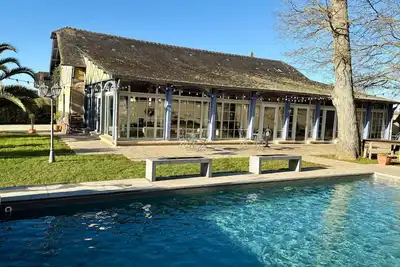 Image de Villa paisible avec piscine à 15min de Rennes
