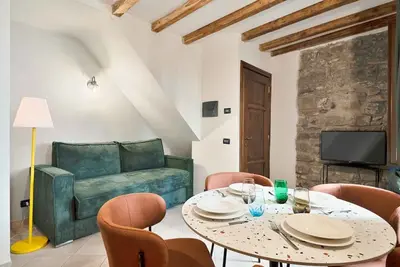 Image de Nuance, les belles choses se créent avec la couleur, l’harmonie et les sentiments positifs, tout ça est Nuance le lieu idéal pour Votres vacances en Corniglia. Située dans le centre du village plus typique et unique des Cinque Terres, Nuance saura V