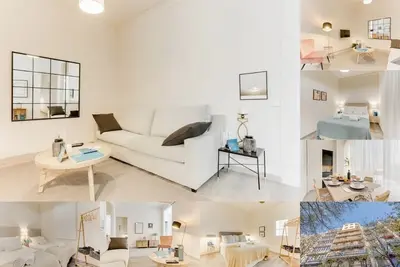 Acomodis Apartments - Cozy 8-bedroom GroupFlat 4-Baths Barcelona Eixample 16 ppl