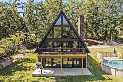 Luxury A-Frame Lake House