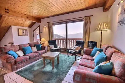 Image de 200m du centre station, 3ème étage, télévision, 95m², Peisey-Vallandry