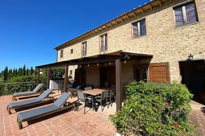 Image de Casa Bel Sogno: stunning views of Volterra and the Tuscan hills (4 people)
