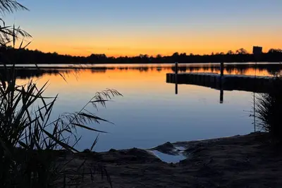 Image de Vacation apartment at Lake Olba - vacation and pure nature at the lake near Bautzen in Saxony.