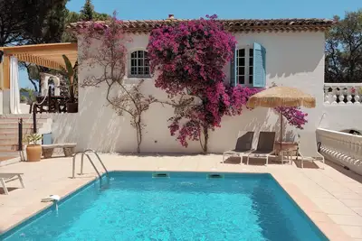 Image de Domaine L'oiseau Bleu, villa with pool, 800 meters from the beach, Sainte-Maxime