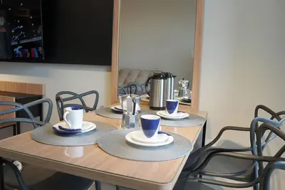 Image de Cozy apartment just 3 minutes from the beach. Perfect for families.