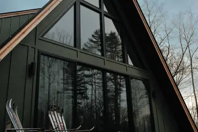 Image de Cozy A frame Cabin in Proctorsville