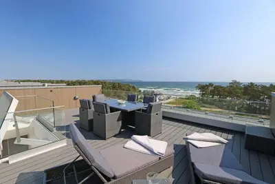 Image de FeWo Meerzeit: Sunny apartment 100m² - 2 bedrooms, roof terrace and wellness