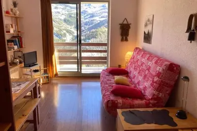 Studio confortable au Sauze avec balcon, proche pistes