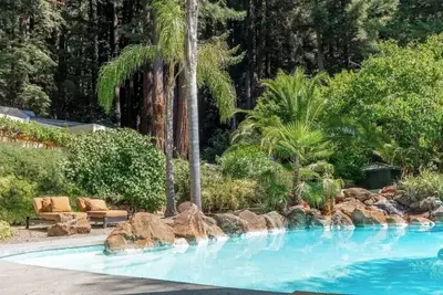 Image de Alpha Home • Modern Redwood Retreat with Pool