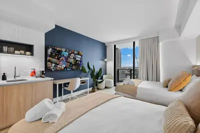 Image de 2105 - Modern studio with Balcony, Pool and a 24/7 Gym in Downtown Miami