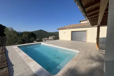 Image de Au Coeur des Cévennes, magnifique maison de vacances avec piscine privée pouvant accueillir jusqu'à 9 personnes