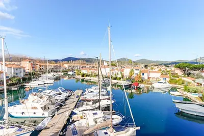 Image de Appartement duplex 2 chambres à Port Grimaud - Loggia vue canal, Ascenseur