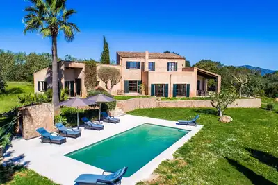 Image de Belle maison à Sant Llorenc avec piscine privée, utilisable à l'intérieur.
