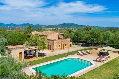 Image de Maison confortable à Santanyi avec piscine privée, utilisable à l'intérieur.