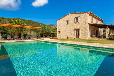 Image de Maison confortable à Pollença avec piscine privée, utilisable à l'intérieur.