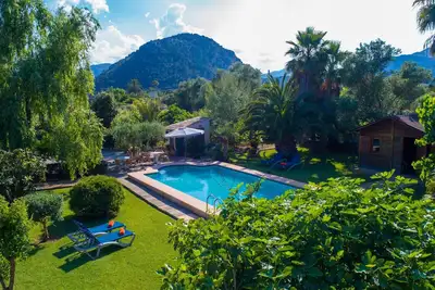 Charmante maison à Pollença avec piscine privée, utilisable à l'intérieur.