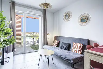 Mignon appartement 4 pers avec balcon