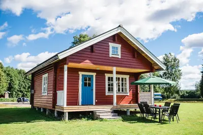 Image de Log Home for 6 Guests in Värmland on a Campsite