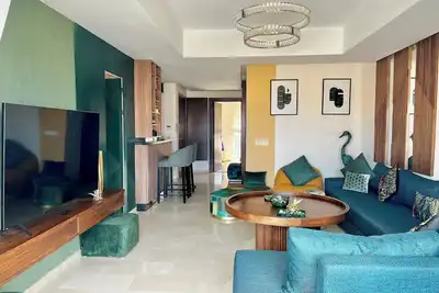 Image de Architect Design Apt with sea views and pools access in Taghazout Bay