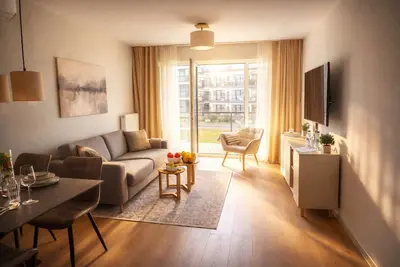 Image de Miamare Dziwnow - Apartment by the sea, river view, pool & wellness