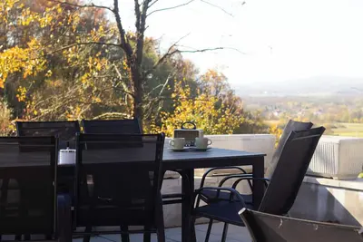 Image de Charming wooden riverside home for peaceful family stay and nature escape.