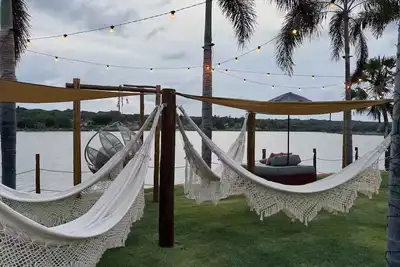 Image de Lakefront Chalet with Private Pool