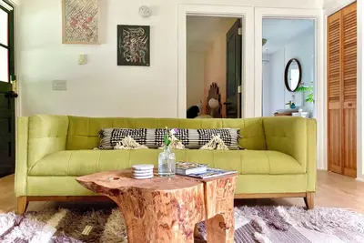 Cozy cottage with local art