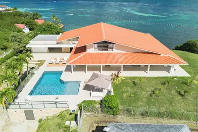 Image de Villa Cove Martinique avec vue mer panoramique
