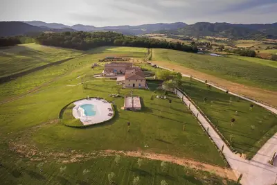 Image de Maison de vacances privée avec Wifi, climatisation, piscine privée, véranda, vue panoramique