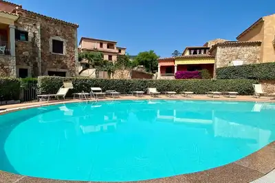 Image de Villa « Luna » avec piscine partagée, vue montagne, Wi-Fi et climatisation