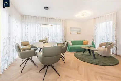 Image de Modern vacation home with sauna & terrace, just 800 m from the Baltic Sea beach