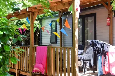 Image de ZEcamping 3* pataugeoire piscine locatif Tv clim 30m2 4 pers