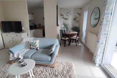 Image de L'AlcÔve, Dijon Ville — T3, 63m², garage, terrasse, Wifi, pour 6 personnes.