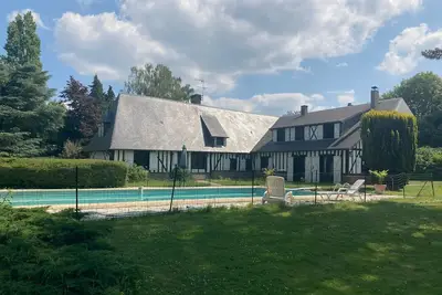 Image de Maison campagne Normandie (piscine+tennis) 16 pers