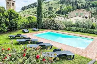 Image de Merveilleuse maison de vacances privée avec piscine privée, Wifi, Tv, balcon et animaux admis