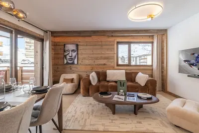 Image de Élégant appartement 6 pers, balcon, proche pistes