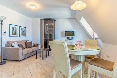 Image de Fewo Nordlicht in Binz! 2. Raum, bis 4 Pers. Direkt am Strand, Meerblick, Aufzug, Wallbox & Hund