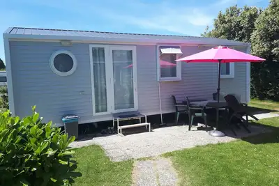 Image de Chalet on 5 star campsite on the Westerschelde estuary