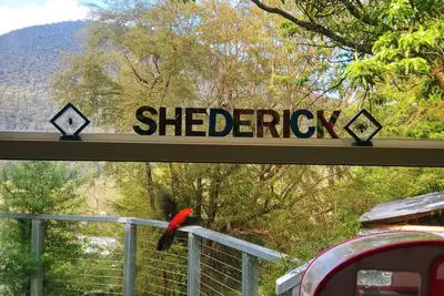 Image de Caravan and house set up for mountain biking