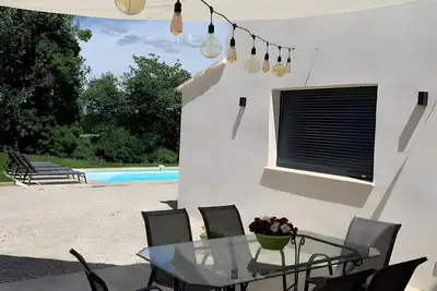 Image de Villa 'Du Château Vaison' avec vue sur la montagne, Wi-Fi et climatisation