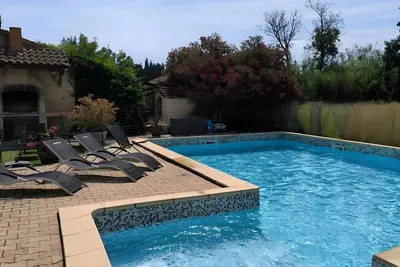 Image de Chambre d’hôtes « Soleil du Sud » avec piscine partagée, Wi-Fi et climatisation