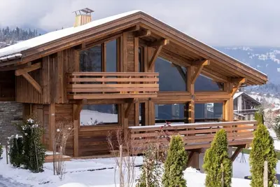 Image de Chalet Combloux, Megève, vue Mont-Blanc