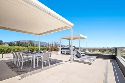 Image de Penthouse in Sun Valley, grande terrasse