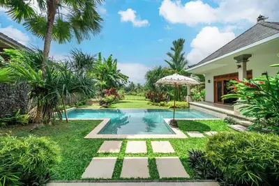 Image de Spacious Private Ubud Villa with Large Pool, Garden & Peaceful Rice Field Views!