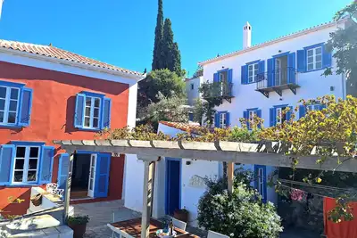 Image de Villa Helios - Maison pour 8/10 personnes sur Hydra (Kiafa). Vue spectaculaire.