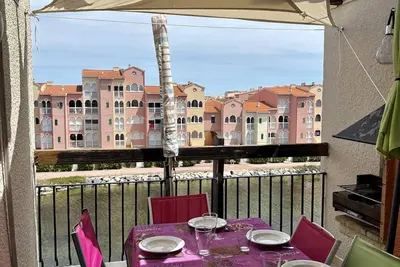 Image de Duplex T3 avec piscine, terrasse et parking proche plage - Le Barcarès