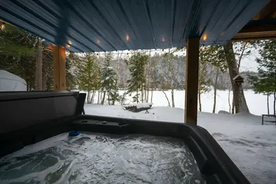 Image de Spa et Accès au Lac | Chalet Yellow Mellow