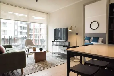 Image de Family Ready 2 Double Beds Sofa Bed Providencia