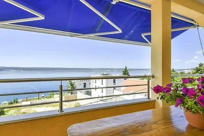 Image de Bel appartement à Maslenica avec vue sur la mer.